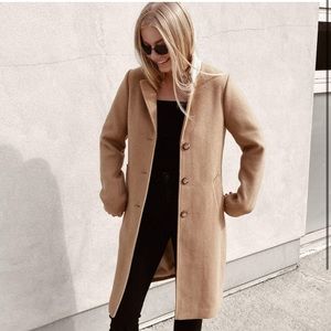 Wool-Blend Dad Coat by Abercrombie